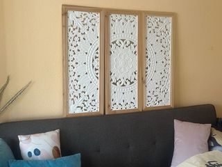 3 Cuadros Madera maciza Pino abeto cereno nuevo