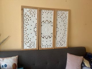 3 Cuadros Madera maciza Pino abeto cereno nuevo