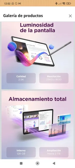 Tablet Lenovo Idea tab nueva