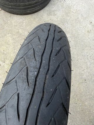 Cubiertas de moto Dunlop delantera y trasera