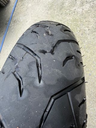 Cubiertas de moto Dunlop delantera y trasera