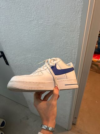 Nike Air Force 1 Blancas y Azules