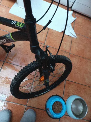 Bicicleta Rockrider Negra