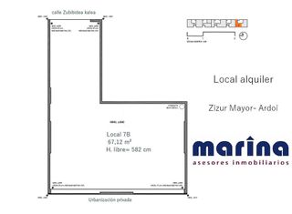 Local comercial en alquiler en Zizur Mayor/Zizur Nagusia