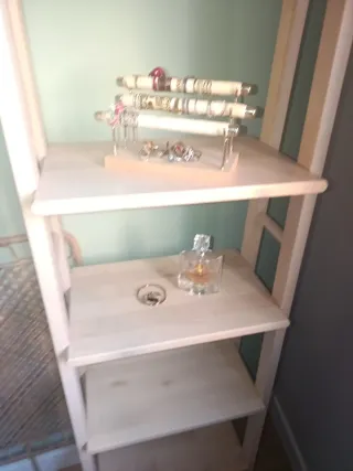 Estantería de madera maciza de abedul