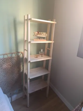 Estantería de madera maciza de abedul