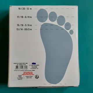 Scarpine bimba blu numero 17/18