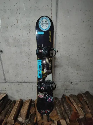 Tabla Snowboard + Fijaciones