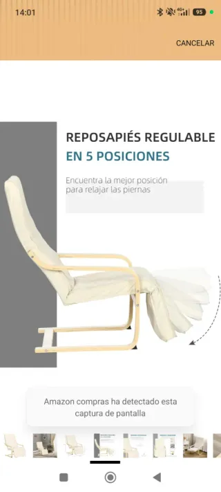 Sillón o Butaca reclinable con reposapiés ¡¡NUEVA!