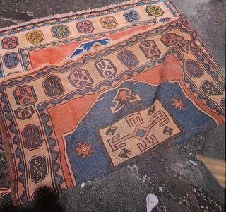 Alfombra antigua de 1960