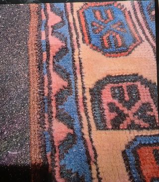 Alfombra antigua de 1960