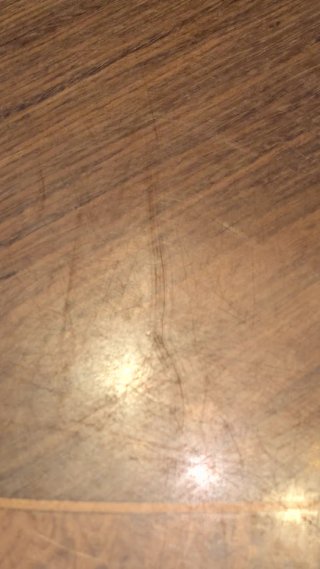 Mesa de comedor de madera con 6 sillas