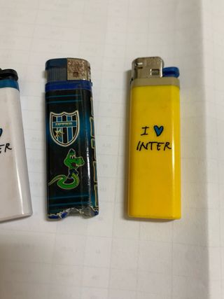 Collezione accendini Inter