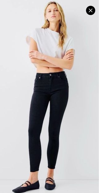 Pantalones pitillo negros