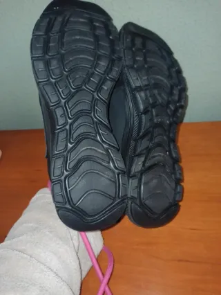 Zapatillas Skechers Velcro Negro Flex-Lite