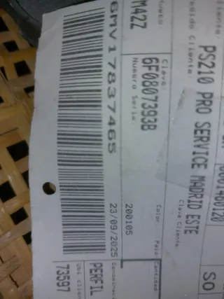 Guía Paragolpes Ibiza KJ1 6f0807393B