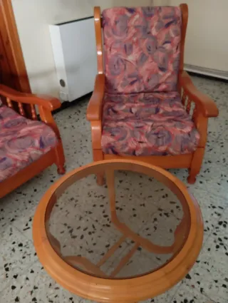 Conjunto Sofá y Mesas Centro