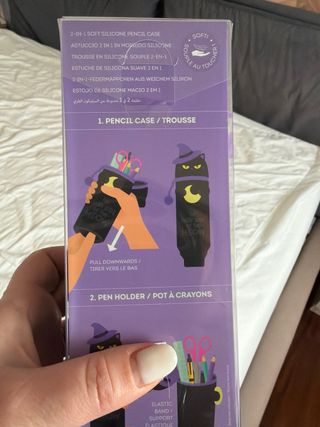 Astuccio Gatto Nero Halloween Kawaii Legami