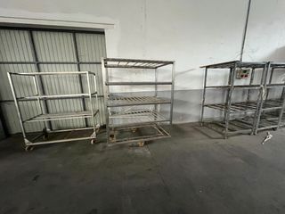 Carro jamonero acero inoxidable