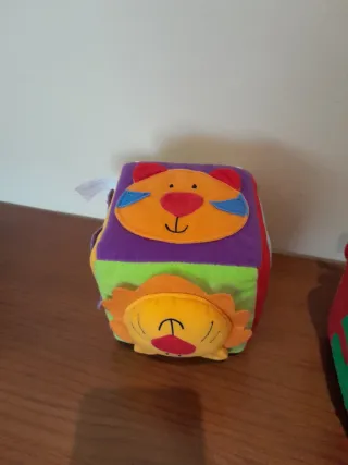 Lote 3 cubos actividad bebé