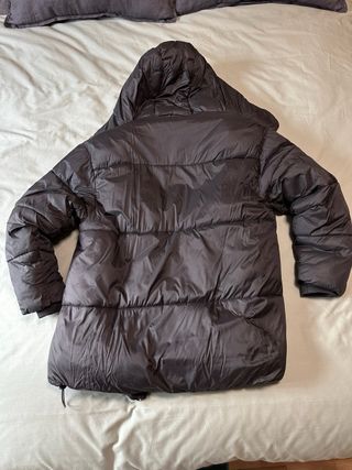 Abrigo acolchado Zara negro