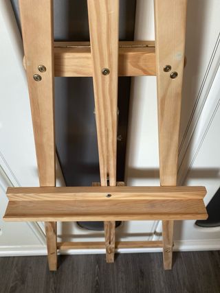 Atril de madera para pintar