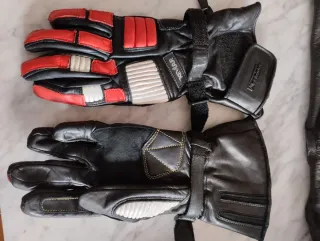 Traje de moto cuero 3 piezas
