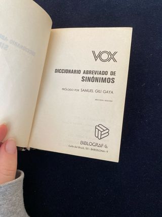 Diccionario Abreviado de Sinonimosvox