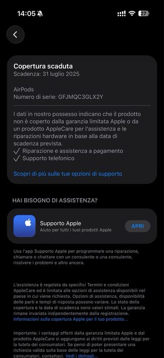 Airpods 2 con scatola originale