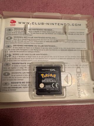 Pokémon Negro Edición Negra Nintendo DS