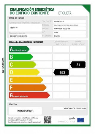 Local comercial en venta en Monforte de Lemos