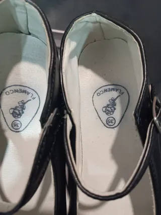 Zapatos Flamenco Niña Talla 35 Negros