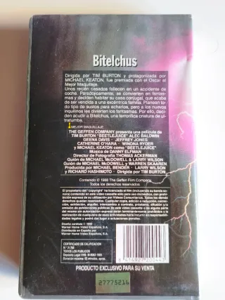 Antico Nastro VHS Beetlejuice Cinema Fantastico