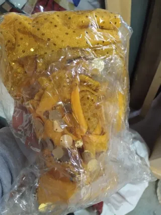 Disfraz Mil y Una Noches Azul y Dorado