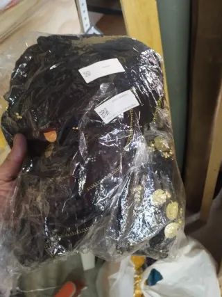 Disfraz Mil y Una Noches Azul y Dorado