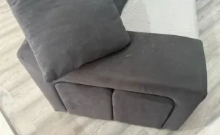 Sofá Cherlong Gris y Blanco