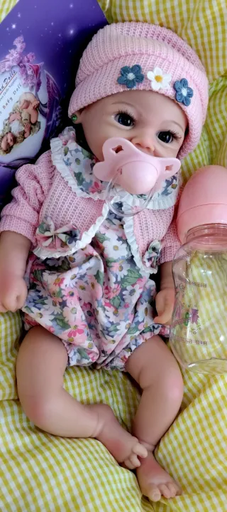 Bebé Reborn Silicona Completa 33cm