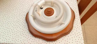 Lámpara de techo de madera natura