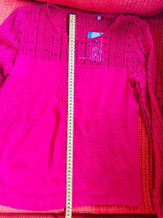 Blusa Desigual Roja Talla S