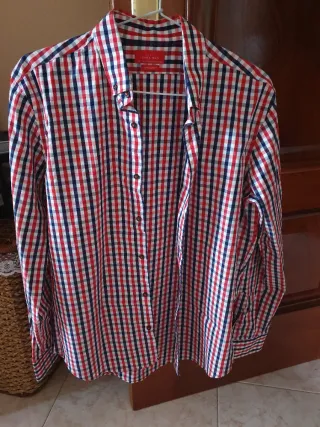 Camisa cuadros hombre Zara