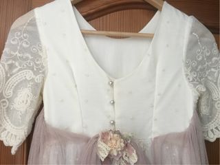 Traje de Comunión Rosa Clara