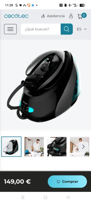 Centro de Planchado Cecotec Fast&Furious 8060