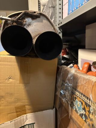 Silenciador trasero homologado doble salida