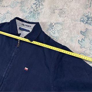 Chaqueta Harrington Tommy Hilfiger azul old money
