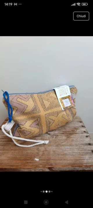 Pochette artigianale etnica