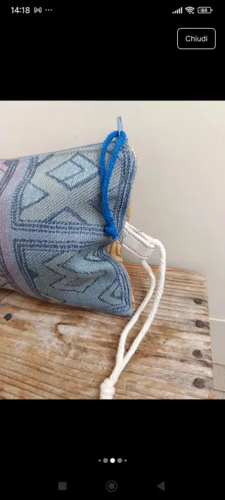 Pochette artigianale etnica