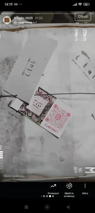 Pochette artigianale etnica