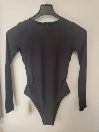Body Oysho negro manga larga Talla L
