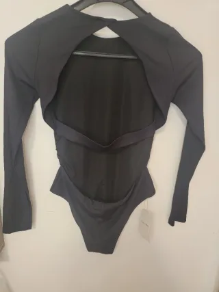 Body Oysho negro manga larga Talla L