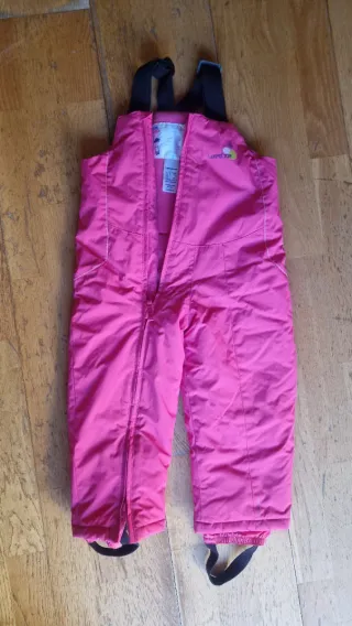Pantalón de esquí rosa para niña
